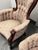 Wood American Furniture Galleries Victorian Rococo Revival Gentleman’s + Lady’s Parlor Chairs, 1970s For Sale - Image 7 of 13