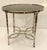 Global Views Global Views Modern Silver Finished Bamboo Leg Accent Table For Sale - Image 4 of 4