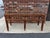 Large Mid Century Boho Chic Rattan Console Table With Glass Top. For Sale In Orlando - Image 6 of 10