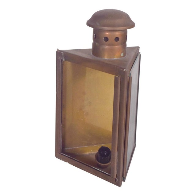 Danish Copper and Glass Street Lanterns, 1950 For Sale - Image 9 of 9
