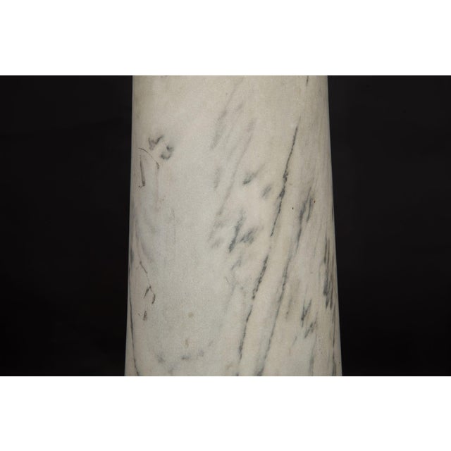 Italian Grand Tour Antique Marble Column Pedestal, Late 19th Century For Sale - Image 12 of 18