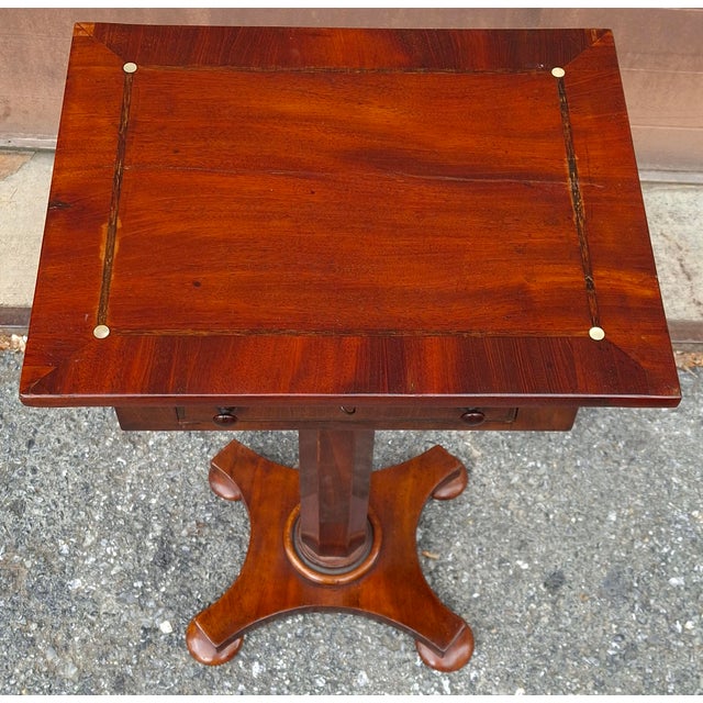 Wood William IV Mahogany Single Drawer Side Table, Circa 1830s For Sale - Image 7 of 11
