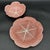 Mid-Century Modern Vintage Bordallo Pinheiro Majolica Cabbage Leaf Bowl & Salad Plate Set For Sale - Image 3 of 4