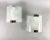 Paired wall lamps from trio lighting, germany, 2009. pair of sconces are made of high quality glass with metal elements....