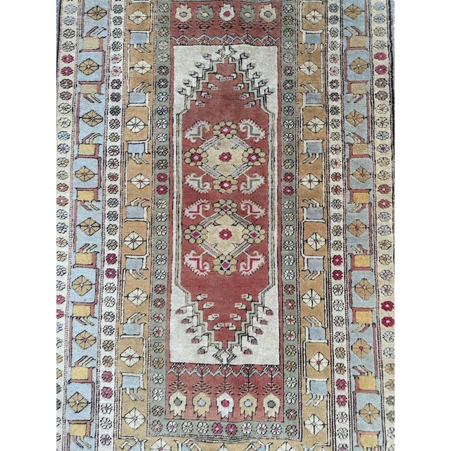Rustic Vintage Turkish Kars Rug, 1980s For Sale - Image 3 of 18