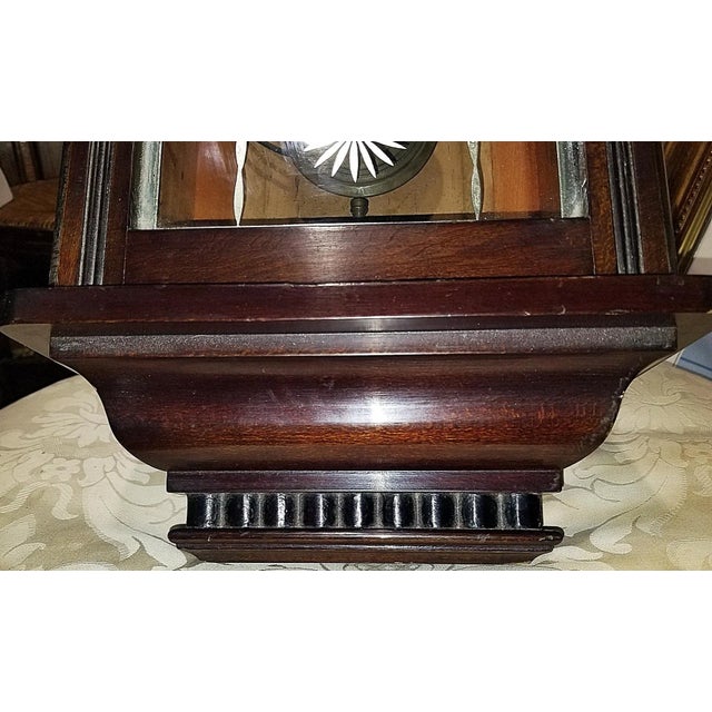 British Colonial Wall Clock by Kawaii, C. 1920s For Sale In West Palm - Image 6 of 11