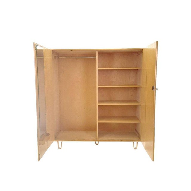 Mid-Century Modern Vintage KB04 Wardrobe by Cees Braakman for Pastoe, 1950s For Sale - Image 3 of 10