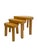 Mid-Century Modern Triangular Oak Nesting Tables from Pierre Chapo, 1970s, Set of 3 For Sale - Image 3 of 12