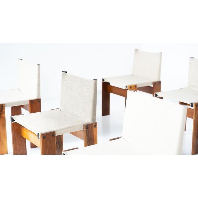 Monk Dining Chair attributed to Afra & Tobia Scarpa for Molteni, 1970s For Sale - Image 18 of 18