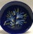 Vintage Cobalt Blue Ceramic Decorative Plate France 1960s For Sale - Image 12 of 12