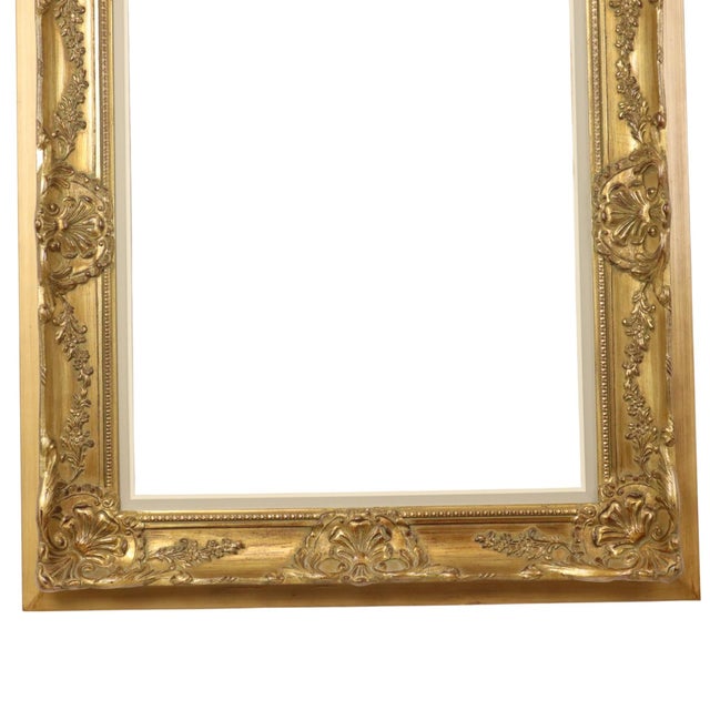 Baroque Style Gold Leaf Frame For Sale - Image 4 of 15