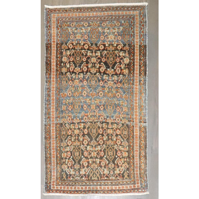 Persian Antique Zabihi Collection Persian Senneh Small Rugs For Sale - Image 3 of 8