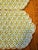 2000 - 2009 Vintage Handmade Crocheted Placemats Set of 4 Yellow Green Floral Design For Sale - Image 5 of 5