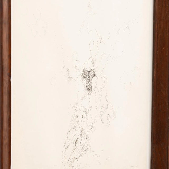 Dora Maar, Pointillist Colored Drawing, 1960, Ink on Paper, Framed For Sale - Image 4 of 15