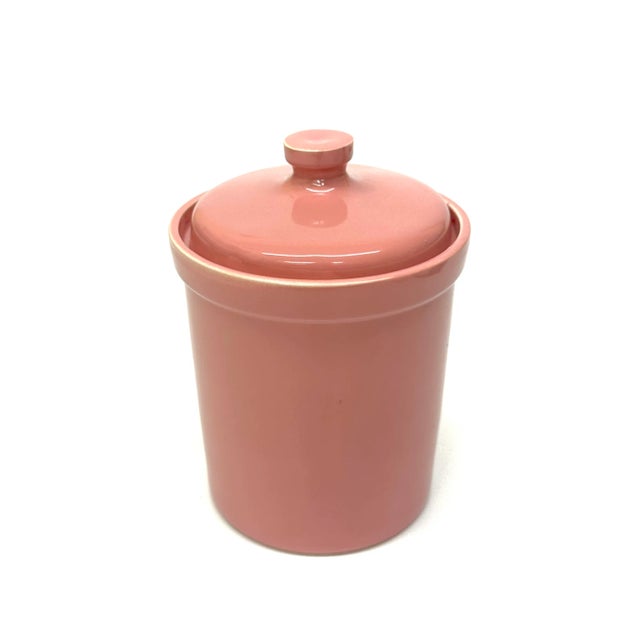 Pink lidded containers, group of 5. United in their pinkness! The curation of lidded containers featuring different...