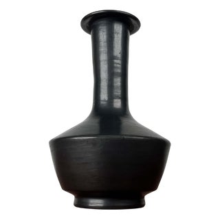 Mid-Century Modern Studio Pottery Barro Negro Vase from Lama Oaxaca, Mexico, 1960s For Sale