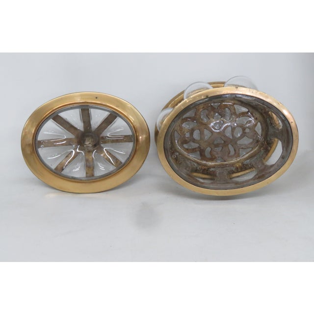 Brass and Bubble Glass Lidded Dome Caged Apothecary Jar Humidor Trinket 4628b For Sale - Image 15 of 18