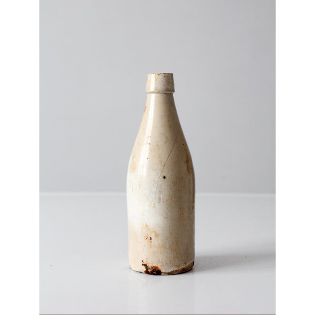 French Country Antique English Stoneware Bottle by Midland Pottery For Sale - Image 3 of 11