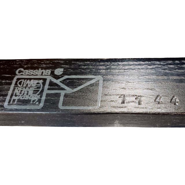 Cassina 1980s Charles Rennie Mackintosh Ds4 Armchairs by Cassina, Set of 2 For Sale - Image 4 of 5