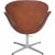 Vintage Swan Chair in Leather by Arne Jacobsen, 1969 For Sale - Image 10 of 16
