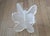 Mid-Century Modern 1980s Lion in Frost Style Lucite Butterfly Wing Shape Mid-Century Coffee Table Base For Sale - Image 3 of 16