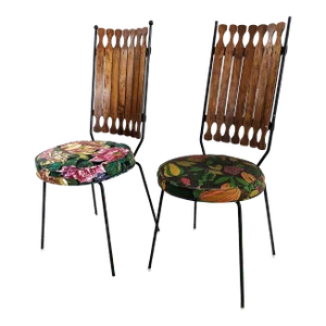 Arthur Umanoff for Shaver Howard Dining Chairs - a Pair