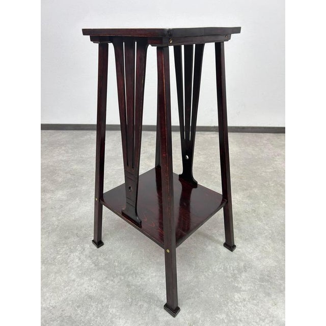 Secession No.9533 Plant Stands attributed to Marcel Kammerer for Thonet, 1890s, Set of 2 For Sale - Image 5 of 13