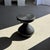 Pawn Black - Stool, side table, end table in blackened solid mango wood. This modular, geometrically shaped piece of...