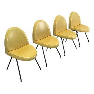 771 Language Dining Chairs by Joseph André Motte for Steiner, 1950s, Set of 4 For Sale