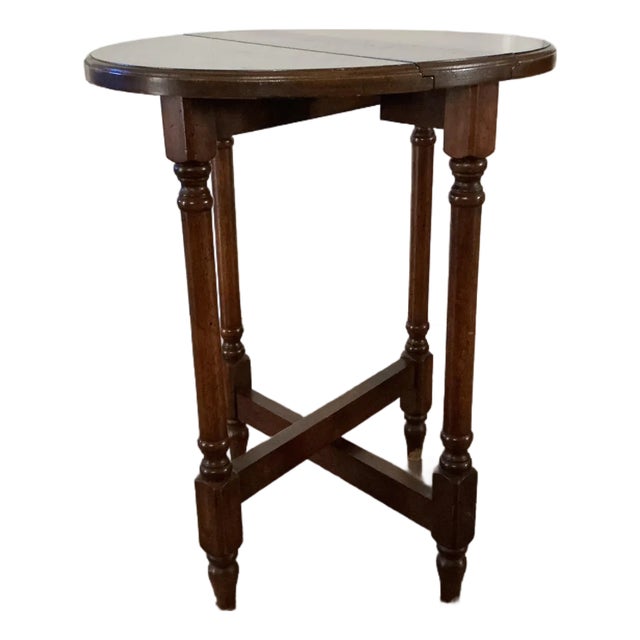 Antique Folding Drop Leaf Table For Sale