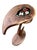 Wood Handcrafted Black Walnut Cardinal Accent Table | Sculptural Nature Art For Sale - Image 7 of 10
