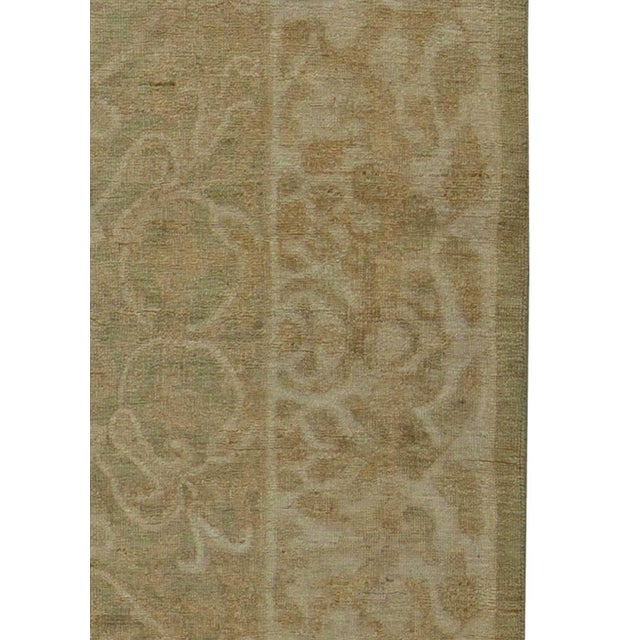 Modern Tabriz Design Brown and Beige Handmade Wool Rug by Doris Leslie Blau For Sale - Image 4 of 6