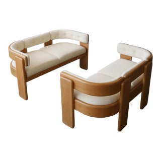 Jens Risom Loveseats, a Pair For Sale
