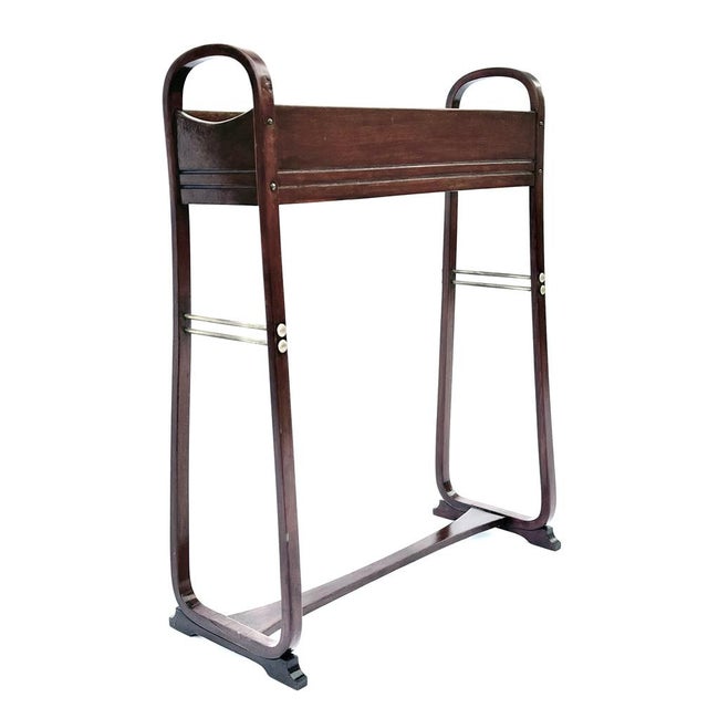Vienna Secession Bentwood Plant Stand by Otto Wagner for Gebrüder Thonet, 1890s For Sale - Image 12 of 15