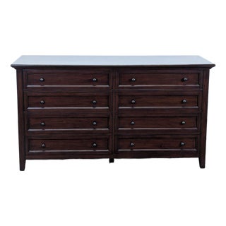 Pottery Barn Hudson Transitional 8 Drawer Dresser, Attributed For Sale