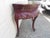Brick Red Antique Chinese Painted Demilune Table For Sale - Image 8 of 12