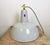 Industrial Grey Enamel Factory Pendant Lamp from Philips, 1960s For Sale - Image 11 of 16