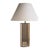 Brown Vintage Tall Mirrored Table Lamp, 1980 For Sale - Image 8 of 8