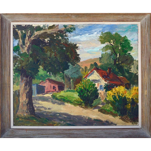Mid Century Novato Afternoon Country Landscape For Sale In Monterey, CA - Image 6 of 6