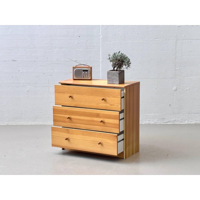 Pine Chest of 3 Drawers, 1970s For Sale - Image 5 of 16