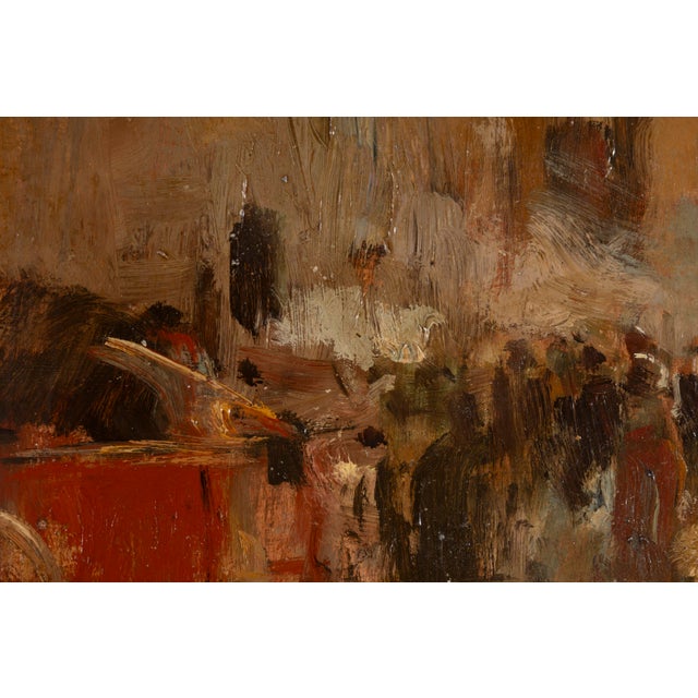 Cesare Ciani, Village Market Scene, Oil Painting For Sale - Image 12 of 17