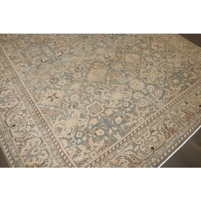 Persian Malayer Sea Foam Color Rug rug no.j4366 For Sale - Image 13 of 14