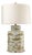 Canton Large Hex Lamp Brown For Sale