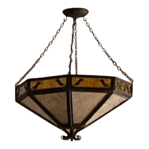 Holly Hunt Chandelier With Pair of Matching Sconces - 3 Piece Set