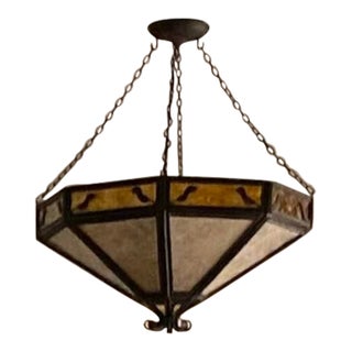 Holly Hunt Pendant Chandelier With Pair of Matching Sconces - 3 Piece Set For Sale