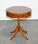 Lovely Vintage Yew Wood Circular Drum Table. A very well made and solid table with 3 small drawers and 3 faux drawers....
