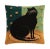 Contemporary Cat in a Corner Hook Pillow, 16" x 16" For Sale - Image 3 of 3