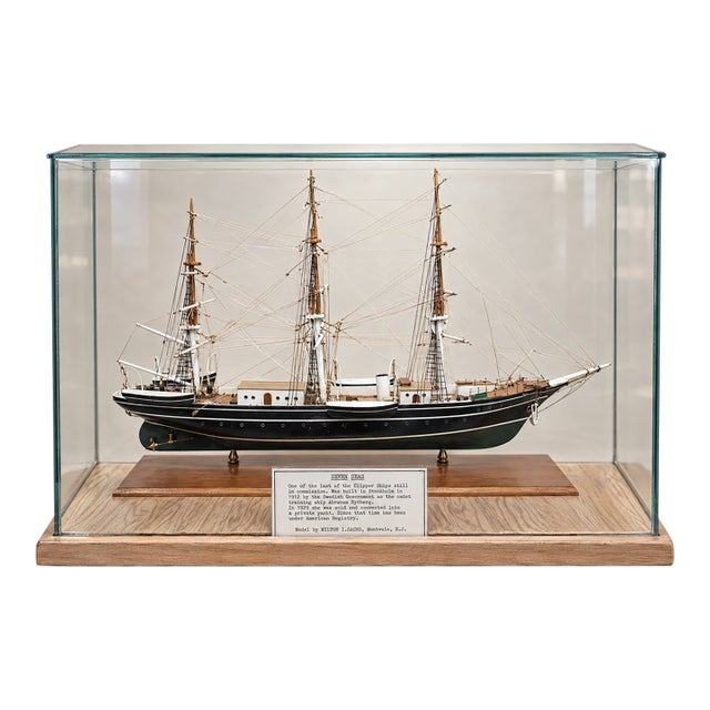 Mid 20th Century Handmade Seven Seas / Abraham Rydberg Ship Model by Milton I. Sachs For Sale