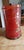 Red and Gold Screen-Printed Glass Pharmacy Jar, 1920 For Sale - Image 6 of 18