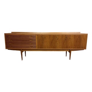 Robert Heritage Vintage Long Teak Sideboard For Sale